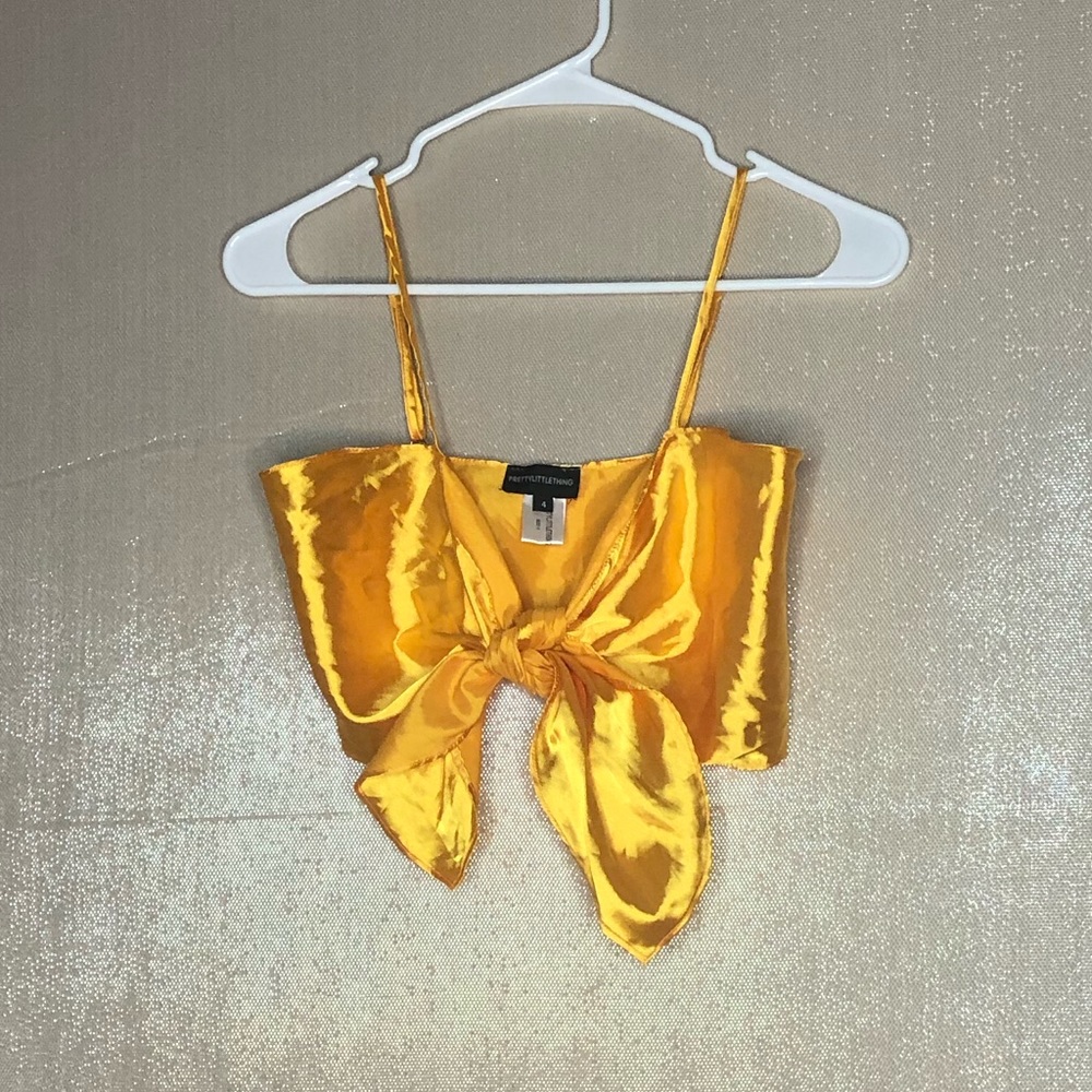 Prettylittlething Satin Top